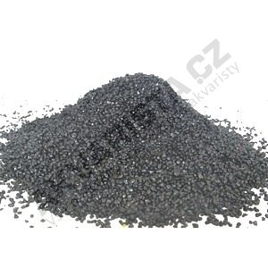 Písek akvarijní 0.8 - 1.2 mm - černý nano, 3 kg