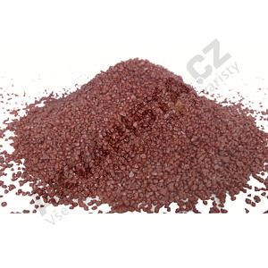 Písek akvarijní 1 - 2 mm - rudý, 5kg