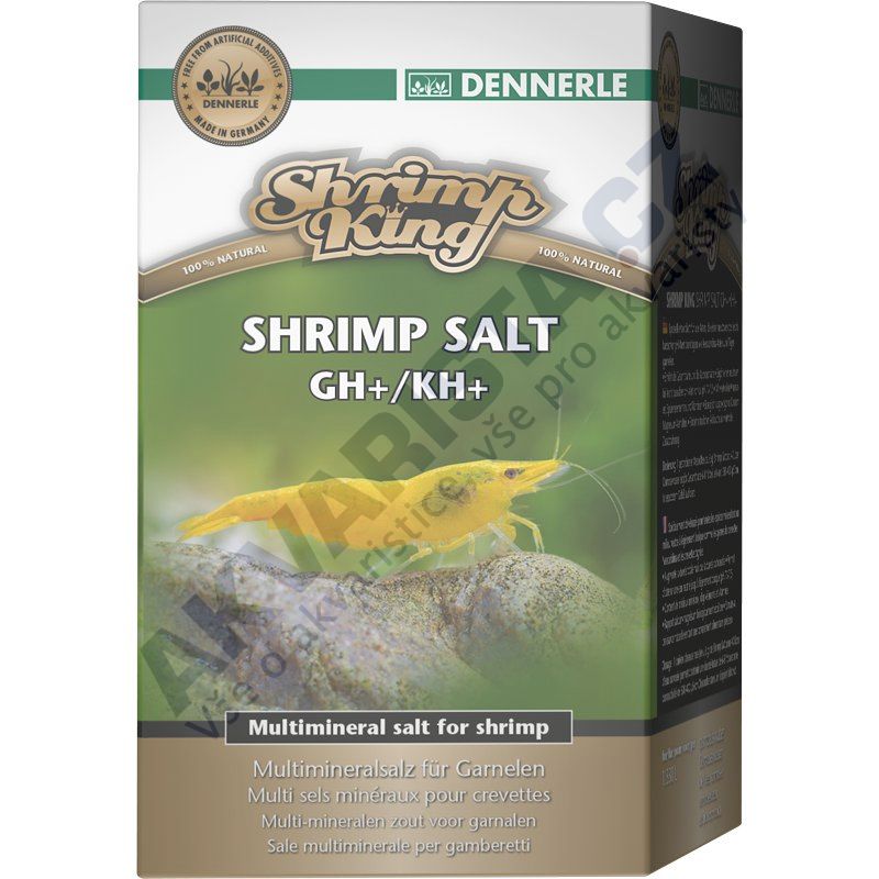 Dennerle Minerální sůl Shrimp King Shrimp Salt GH/KH+ 200g