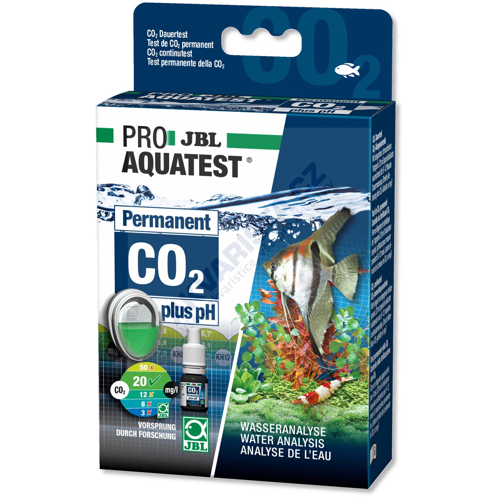 JBL PRO Aquatest Permanent CO2 plus pH