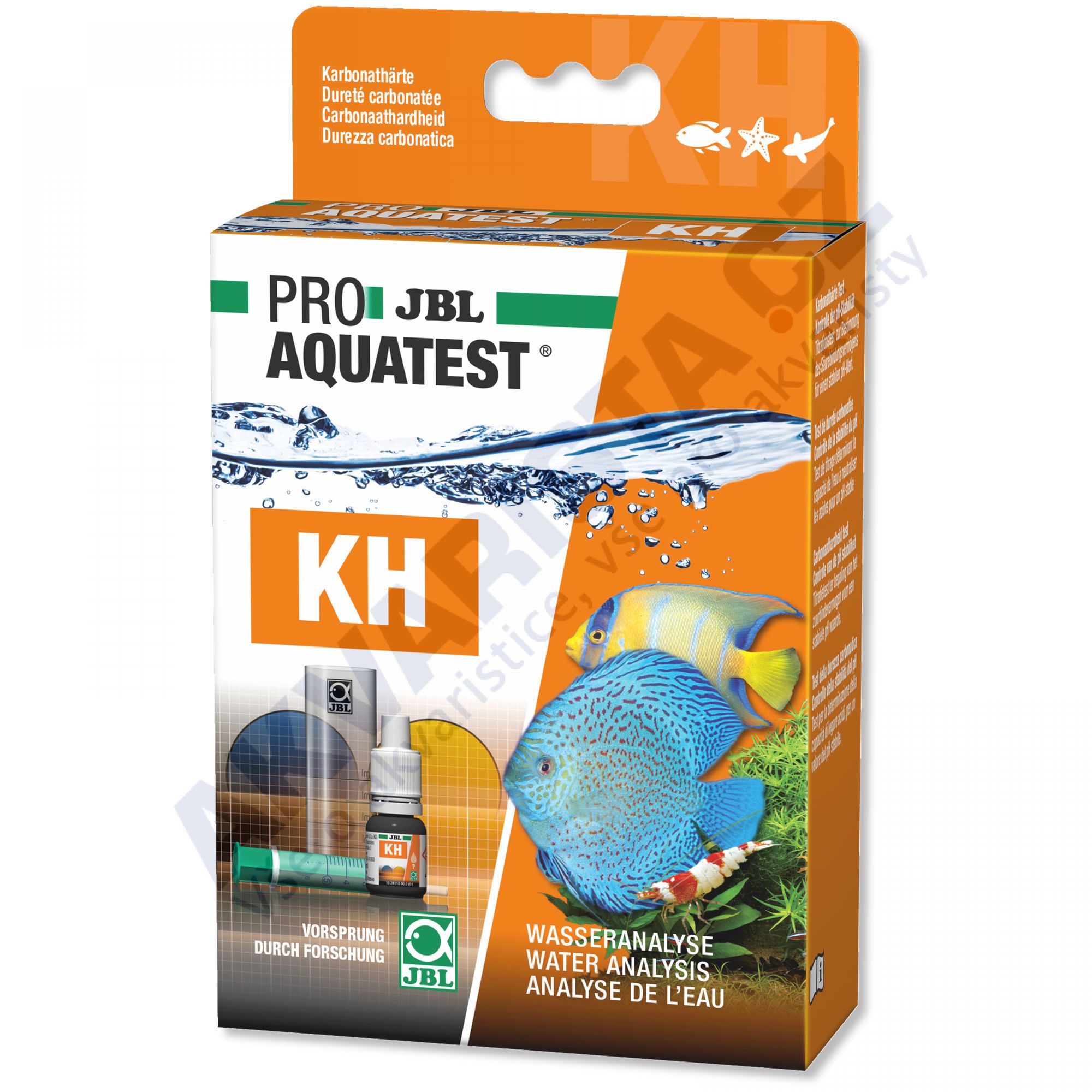 JBL PRO Aquatest KH (uhličitanová tvrdost)