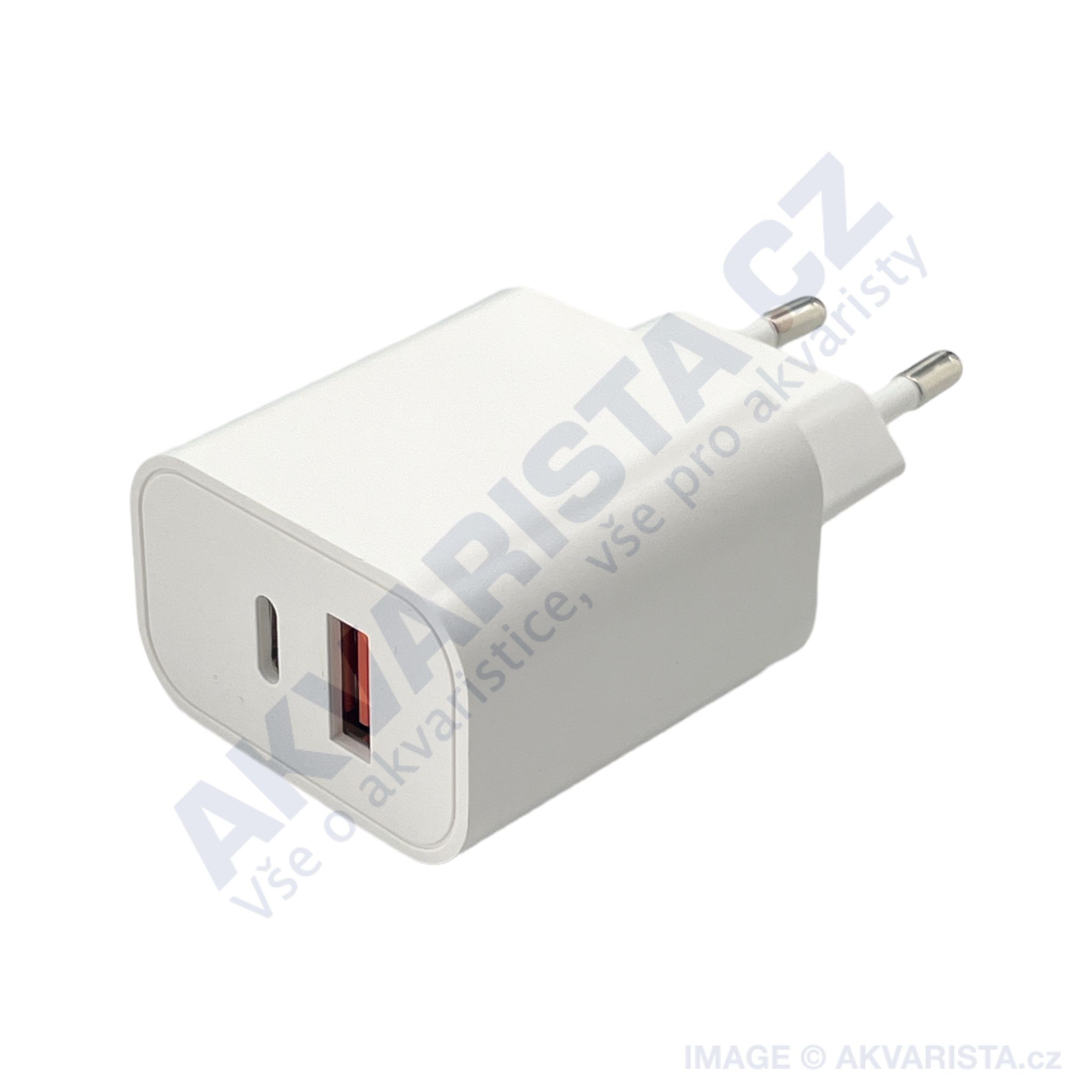 Solight USB A+C Síťový nabíjecí adapter (nabíječka) 20W